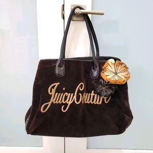 Juicy couture large black tote circa 2006